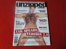 Load image into Gallery viewer, Vintage Adult Erotic Sexy Magazine Gay Interest Unzipped November 2000 JB40