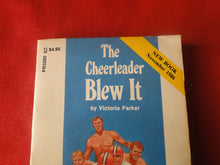 Load image into Gallery viewer, Vintage Erotic Adult Paperback Book/Novel Greenleaf The Cheerleader Blew It PB2