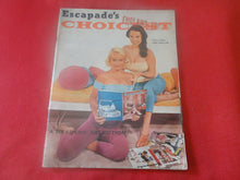 Load image into Gallery viewer, Vintage Nude Erotic Sexy Adult Magazine Escapade's Choicest Fall 1956 JB16