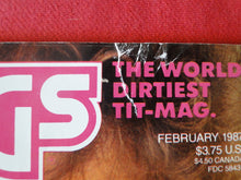 Load image into Gallery viewer, Vintage Nude Erotic Sexy Adult Big Tit Magazine Juggs February 1987 JB26