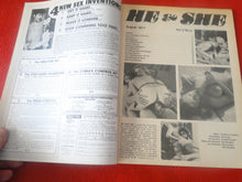 Load image into Gallery viewer, Vintage Nude Erotic Sexy Adult Magazine He & She August 1977 Vanessa Del Rio 57