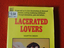 Load image into Gallery viewer, Vintage Erotic Adult Paperback Book/Novel BDSM Lacerated Lovers X15