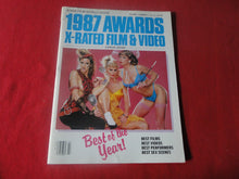 Load image into Gallery viewer, Vintage Nude Erotic Sexy Adult Magazine XXX 1987 Awards X-Rated Film & Video CS
