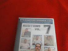 Load image into Gallery viewer, Vintage Adult All Male Gay XXX DVD SEALED NOS Straight College Men Auditions V. 7 B3