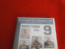 Load image into Gallery viewer, Vintage Adult All Male Gay XXX DVD SEALED NOS Straight College Men Auditions V. 9 B3