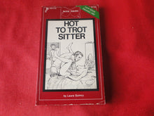 Load image into Gallery viewer, Vintage Erotic Adult Paperback Book/Novel Patch Pokets Hot To Trot Sitter PB2