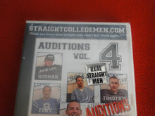 Load image into Gallery viewer, Vintage Adult All Male Gay XXX DVD SEALED NOS Straight College Men Auditions V. 4 B3