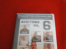 Load image into Gallery viewer, Vintage Adult All Male Gay XXX DVD SEALED NOS Straight College Men Auditions V. 6 B4