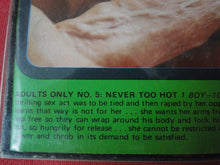 Load image into Gallery viewer, Vintage 8MM Adult Pornographic Smoker Stag Film Never Too Hot Z