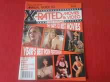 Load image into Gallery viewer, Vintage Nude Erotic Sexy Adult Magazine XXX X-Rated Movies & Video 1982 CS