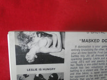 Load image into Gallery viewer, Vintage Adult XXX VHS Porn Tape Adult Video Womens Wrestling GGC-133 Masked Domination BS