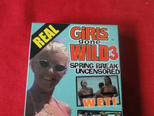 Load image into Gallery viewer, Vintage Adult XXX VHS Porn Tape Adult Video Movie Girls Gone Wild 3 Spring Break Uncensored BS