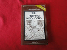 Load image into Gallery viewer, Vintage Erotic Adult Paperback Book/Novel Greenleaf The Peeping Neighbors 1977 A