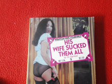 Load image into Gallery viewer, Vintage Erotic Adult Paperback Book/Novel His Wife Sucked Them All 1981 X15