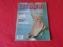 Load image into Gallery viewer, Vintage Nude Erotic Sexy Adult Magazine EARLY Leg Show July 1981 CREASED COVER P99