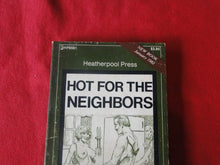 Load image into Gallery viewer, Vintage Erotic Adult Paperback Book/Novel Greenleaf Hot For The Neighbors 1982 A