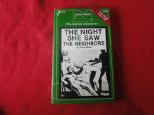 Load image into Gallery viewer, Vintage Erotic Adult Paperback Book/Novel Greenleaf The Night She Saw The Neighbors 1988 A