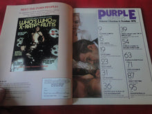 Load image into Gallery viewer, Vintage Nude Erotic Sexy Adult Magazine Purple October 1978 JB66