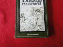 Load image into Gallery viewer, Vintage Erotic Adult Paperback Book/Novel Greenleaf Blackmailed Housewives 1981 A