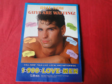 Load image into Gallery viewer, Vintage Adult Erotic Sexy Magazine Gay Interest Torso April 1995 JB40