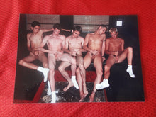 Load image into Gallery viewer, Vintage Gay Interest Nude Hot Hung Male Photo 5 x 7 Group Masturbation    H52