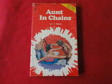 Load image into Gallery viewer, Vintage Erotic Adult Paperback Book/Novel Aunt In Chains Greenleaf 1982      G4