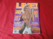 Load image into Gallery viewer, Vintage Nude Erotic Sexy Adult Magazine Live Jan. 1986 JB59