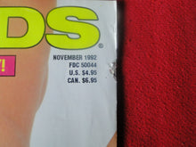 Load image into Gallery viewer, Vintage Nude Erotic Sexy Adult Magazine Tail Ends November 1992 EG