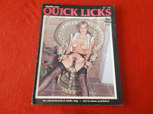Load image into Gallery viewer, Vintage Nude Erotic Sexy Adult Magazine Parliament Quick Licks 1978 BACK PAGES WATER DAMAGE JB21