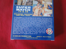 Load image into Gallery viewer, Vintage Adult XXX Gay VHS Tape Video Movie Supermatch 14 & 15 Can Am Beau Hopkins G1