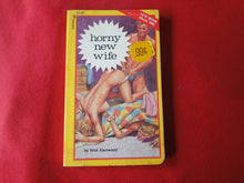Load image into Gallery viewer, Vintage Erotic Adult Paperback Book/Novel Horny New Wife 1985 Greenleaf G5