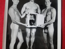 Load image into Gallery viewer, Vintage Gay Interest Nude Black & White Hot HUNG Male Photo SMALL CREASES ADe