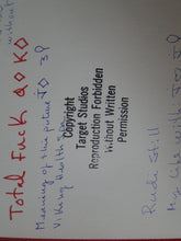 Load image into Gallery viewer, Vintage Gay Interest Target Nude Black & White Hot HUNG Male Photo WRITING ON BACK ADn