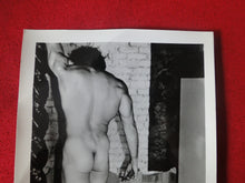 Load image into Gallery viewer, Vintage Gay Interest Target Nude Black & White Hot Male Photo CREASED ADs