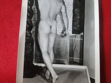 Load image into Gallery viewer, Vintage Gay Interest Target Nude Black & White Hot Male Photo CREASED ADs