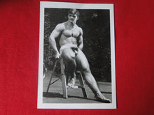 Load image into Gallery viewer, Vintage Gay Interest Target Nude Black & White Hot Male Photo WRITING ON BACK ADt