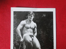 Load image into Gallery viewer, Vintage Gay Interest Target Nude Black & White Hot Male Photo WRITING ON BACK ADt