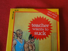 Load image into Gallery viewer, Vintage Erotic Adult Paperback Book/Novel Greenleaf Teacher Wants To Suck PB4