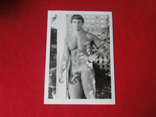 Load image into Gallery viewer, Vintage Gay Interest COLT Nude Black & White Hot HUNG Male Photo WRITING ON BACK ADv
