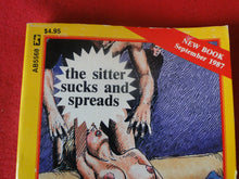 Load image into Gallery viewer, Vintage Erotic Adult Paperback Book/Novel Greenleaf The Sitter Sucks and Spreads PB4