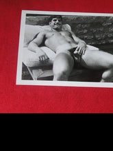 Load image into Gallery viewer, Vintage Gay Interest COLT Nude Black & White Hot HUNG Male Photo WRITING ON BACK AD