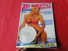 Load image into Gallery viewer, Vintage Nude Erotic Sexy Adult Magazine Knave 21st Birthday Special JB51