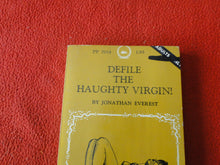Load image into Gallery viewer, Vintage Adult Paperback Novel/Book Defile The Haughty Virgin 1968 G5