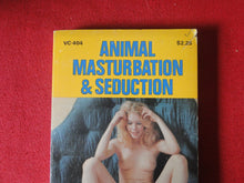 Load image into Gallery viewer, Vintage Erotic Adult Paperback Book/Novel Animal Masturbation & Seduction G2