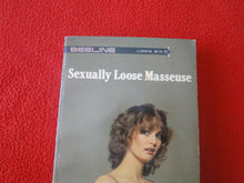 Load image into Gallery viewer, Vintage Adult Paperback Novel/Book Bee Line Sexually Loose Masseuse 1981 HC3