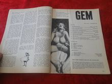 Load image into Gallery viewer, Vintage Nude Erotic Sexy Big Tit Adult Magazine Gem September 1976 STAINED BACK PAGES P52