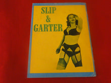 Load image into Gallery viewer, Vintage Nude Erotic Sexy Adult Men's Magazine Slip & Garter 1966 P54