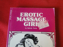 Load image into Gallery viewer, Vintage Erotic Adult Paperback Book/Novel Erotic Massage Girl PB4