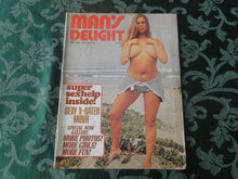 Load image into Gallery viewer, Vintage Nude Erotic Sexy Adult Magazine Man's Delight May 1974 JB13