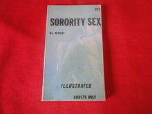 Load image into Gallery viewer, Vintage Erotic Adult Paperback Book/Novel Sorority Sex Illustrated PB4